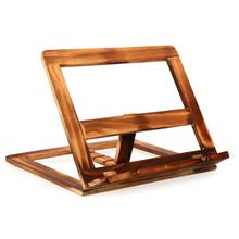 Soporte plegable para libros de recetas, estantería de lectura con marco de madera, soporte para Tablet Pc Stan 2024 - compra barato