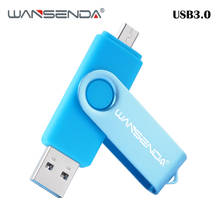 WANSENDA USB 3.0 OTG USB flash drive Pen Drive for SmartPhone/Tablet/PC 16GB 32GB 64GB 128GB 256GB High Speed Pendrive USB Stick 2024 - buy cheap