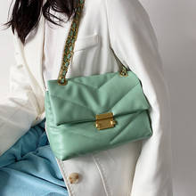 Женская сумка через плечо, маленькая дизайнерская сумочка с цепочкой, сумка через плечо из искусственной кожи 2024 - купить недорого