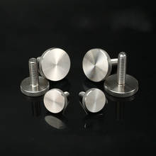 4Pcs M5 Stainless Steel Thumb Mirror Screws Hand Flat Knurled Knob Bolts 8mm-30mm Length 2024 - buy cheap