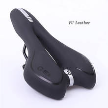 PU Leather MTB Mountain Road Bicycle Saddle Shock Absorbing Bicycle Saddle Comfortable Cycling Seat MTB DIY Cushion Accessories 2024 - buy cheap