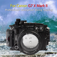 40m 130ft caixa à prova dunderwater água subaquática habitação câmera caso de mergulho para canon g7x mark ii WP-DC54 G7X-2 g7 x ii saco capa 2024 - compre barato