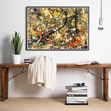 Póster de Jackson Pollock, pintura abstracta moderna, imágenes artísticas de pared para sala de estar, decoración del hogar, impresiones 2024 - compra barato