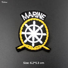 1 Uds ejército marina planchar parches de tela bordado insignias para chaquetas pegatinas DIY decorativas apliques de cosido 2024 - compra barato