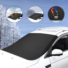 Универсальный автомобильный Магнитный солнцезащитный чехол для лобового стекла автомобиля Защита от снега солнца водонепроницаемый защитный чехол для лобового стекла автомобиля 2024 - купить недорого