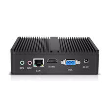 Mini PC Fanless Windows 10 Celeron 3855U 2955U Pentium 4405U Mini Computer Office Computer Desktop HTPC Wifi HDMI+VGA USB3.0 2024 - buy cheap