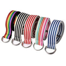 BLA 130cm long D ring buckle canvas belt Rainbow color All-match Leisure Strap Waistband for Men Women jeans Pants Wholesale Z30 2024 - buy cheap