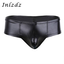 Mens Lingerie Underwear Leather Pouch Bikini Briefs Bulge Pouch Underwear for Sex Hot Sexy Panties Exotic Gay Homme Costume 2024 - buy cheap