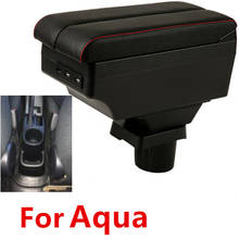 For Aqua armrest box double layer with usb interface 2024 - buy cheap