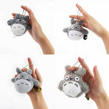 5-10cm mini meu vizinho totoro kawaii anime jiji gato pelúcia mochila pingentes brinquedos recheados boneca chaveiro para presente das crianças 2024 - compre barato