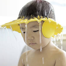 Children Waterproof Cap Safe Baby Shower Cap Kids Bath Visor Hat Adjustable Baby Shower Cap Protect Eyes Hair Baby Products 2024 - buy cheap