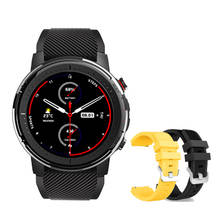 Силиконовый ремешок для часов Huami Amazfit GTR 47 мм/Pace Stratos 3 2S для Samsung Galaxy watch 46 мм Gear S3 22 мм 2024 - купить недорого