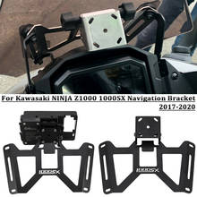 Z1000 motocicleta suporte de navegação do telefone móvel carregamento usb para kawasaki ninja z1000 sx z1000sx 2017-2020 2024 - compre barato