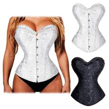 Waist Trainer Corset Women Slimming Belt Body Shaper Plus Size Waist Cincher Boned Corset Brocade Flower Slimming Body Shaper 2024 - buy cheap