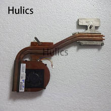 Hulics Original ordenador portátil disipador ventilador de refrigeración para DELL 15R N5010 CN-00P4JP disipador CPU 60.4HH49 001 2024 - compra barato