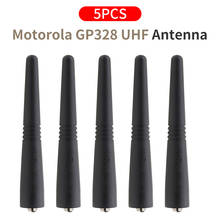 Antena 5x chicote uhf 400-470mhz, 9cm, antena para motorola, rádio portátil mu21cv mu22cvs gp328 gp338 sp50 tamanhos 2024 - compre barato