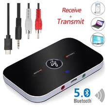 Transmisor B6 Compatible con Bluetooth, receptor de Audio, adaptador inalámbrico para PC, TV, coche, auriculares, 3,5mm, AUX, receptor de música 2024 - compra barato