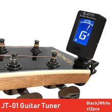 12pcs Joyo JT-01 Clip-On Digital Guitar Tuner 360 Graus Rotatable Máquinas Afinador Cromático para Guitarra Violino Baixo ukulele 2024 - compre barato