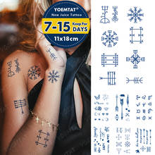 Pegatina de tatuaje temporal a prueba de agua para niños, tatuajes pequeños con letras estrelladas y constelaciones de flores, tatuajes falsos 2024 - compra barato