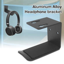 Sticker Aluminum Alloy Headphone Bracket Wall Mounted Headset Holder Hanger Under Desk Hook Earphone Sticky Display Stand 2024 - buy cheap