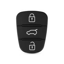 3 Button Remote Key Fob Case Rubber Pad For Hyundai I10 I20 I30 IX35 for Kia K2 K5 Rio Sportage Flip Key 2024 - buy cheap