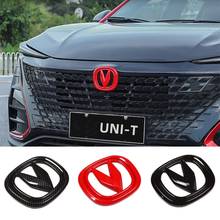 Автомобильная передняя решетка, эмблема на багажник, значок, Центральная наклейка на рулевое колесо для Changan UNIT EADO PLUS, аксессуары, украшение 2024 - купить недорого