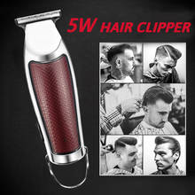 Men's Hair Clipper Professional Hair Trimmer Titanium Ceramic Blade Ear Shaver Adult Razor Grooming Low Noise Clipper Tool 2024 - buy cheap