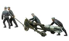 1/32 Scale Resin Figure Building Kit Soldier handling equipment(with trailer) 2024 - buy cheap