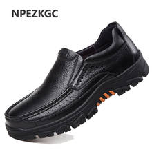 Couro genuíno sapatos casuais marca de luxo homens mocassins conforto respirável deslizamento em sapatos de condução suave 2024 - compre barato