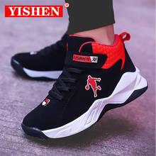 YISHEN Boys Basketball Shoes High Quality Top Soft Non-Slip Kids Sneakers Thick Sole Children Sports Kids Outdoor Trainer Shoes 2024 - buy cheap