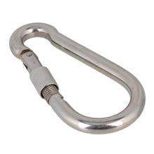 Silver Stainless Steel M11x120 Link Chain Screw Carabiner for Outdoor Activity 2024 - buy cheap