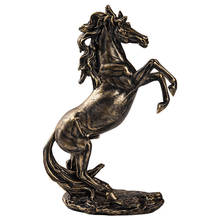 Nostalgic Vintage Horse Statue Office Study Room Display Ornaments Home Decoration Accessories Antique Sculpture Artware Gifts 2024 - buy cheap
