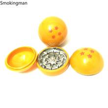 Cartoons Gold BALL Herb Grinder Weed  Metal Zinc Alloy Acrylic Smoke Tobacco Crusher for Water Pipe Hookah 2024 - buy cheap