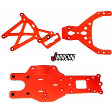 CNC Alloy Engine Chassis Plate Front & Rear Upper Plate for 1/5 Rovan HPI King Motor Baja 5B 5T 5SC 2024 - buy cheap