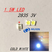 200PCS FOR LED Backlight High Power LED 1.5W 3V 1210 3528 2835 131LM Cool white LCD Backlight for TV TV Application 2024 - buy cheap