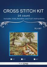 ONEROOM Embroidery Counted Cross Stitch Kits Needlework - Crafts 14 ct DMC DIY Arts Handmade Decor - farmer 2024 - buy cheap