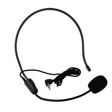 SOONHUA Mini Wired Microphone 3.5mm Microphones Head Wear Type Microphone For Stage Performance 2024 - buy cheap