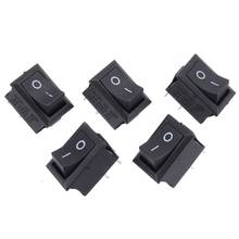 5pcs 2 Pin SPST On/Off Rocker Switch AC 250V/6A 125V/10A For TV Computer Phone Boat Car Rocker Switch Black 2024 - buy cheap