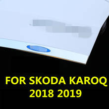 For SKODA KAROQ 2018 2019 Stainless Steel Trunk Rear Protector Trim Cover Rear Bumper Protector Sill Car TailDoor Trim 2024 - buy cheap