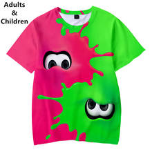 2021 Hot Sale Kids T shirt Splatoon 2 3D T-shirt Streetwear Casual boy/girls Tshirt Short Sleeve teen T shirts children Clothes 2024 - buy cheap