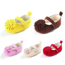 Girl Shoes Autumn Flower Baby Shoes Baby Girl Flower Anti-Slip Casual Sneakers Toddler Soft Soled Walking Shoes 2024 - buy cheap