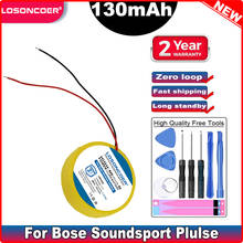 LOSONCOER LIR1654 CP1654 A3 130mAh Battery For Bose Soundsport Plulse Wireless Bluetooth Headset Battery 2024 - buy cheap
