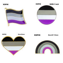 Asexual Pride LGBT Pride Badge Lapel Pin Brooch 2024 - buy cheap