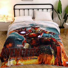 Disney Iron Man Boy Gift Thickened Blanket Frozen Princess Girls Bedroom Decoration Throw Quilt Dormitory Nap Super Soft Comfort 2024 - buy cheap