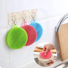 5pc Kitchen Accessories Silicone Dish Washing Brush Bowl Pot Pan Wash Cleaning Brushes Cooking Tool Cleaner Sponge Scouring Pads 2024 - buy cheap