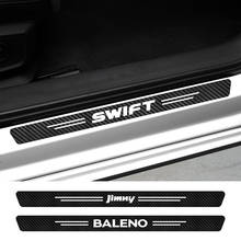 Pegatinas y calcomanías para el alféizar de la puerta del coche, accesorios protectores para Suzuki Swift Alto Baleno Grand-Vitara Ignis Jimny Samurai SX4 2024 - compra barato