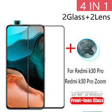 4-in-1 Camera  + Tempered Glass For Xiaomi Redmi K30 Pro Screen Protector Glass On Redmi K30 Pro Zoom protective Glass 2024 - buy cheap