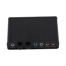 Audio Output Adapter External Sound Card 6 Channel 5.1 SPDIF USB Optical for PC Audio Interface Sound Card Usb 2024 - buy cheap
