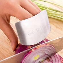 Finger Protector Creative Practical Kitchen Supplies Finger Protector Stainless Steel Cutting Vegetables Finger Guard Practical 2024 - buy cheap