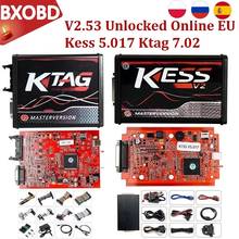 Программатор FGTECH Galletto V54 EU Red V2.53 Kess V5.017 OBD2, набор для настройки менеджера, KTAG V7.020 v2.25 ECU Программатор Kess V2 5,017 K-TAG 7,020 2024 - купить недорого